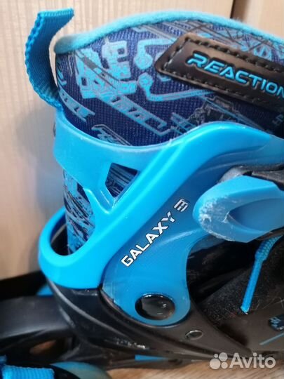 Ролики раздвижные детские Reaction р. 32-35