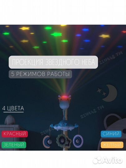 Музыкальный мобиль-проектор