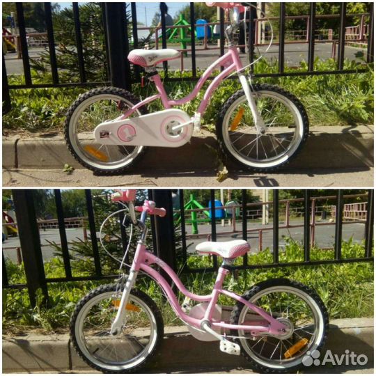 Велосипед для девочки на 5-7 лет. 12 радиус