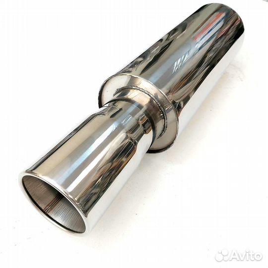 Глушитель банка бочка прямоток универсальный