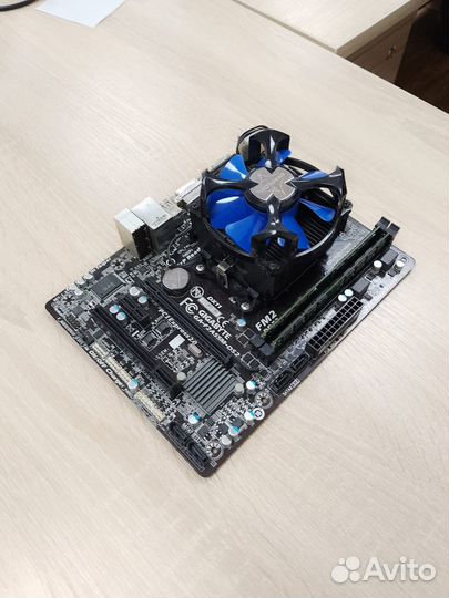 Gigabyte F2A55M-DS2 + AMD A10 5800K + 8Gb