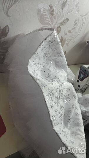 Платье снежинки 104