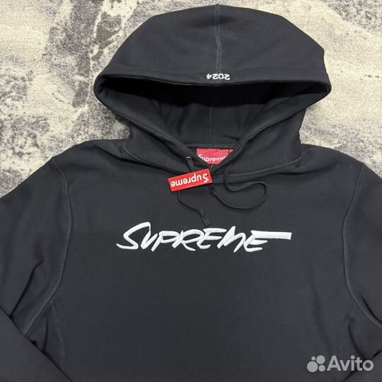 Толстовка худи Supreme futura logo