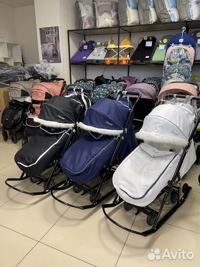 Коляска санки