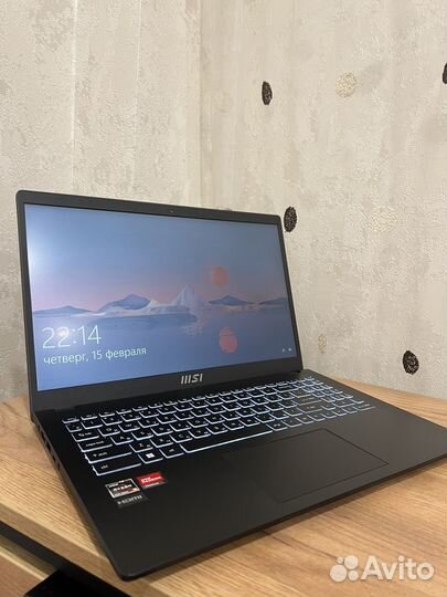 Ноутбук msi modern 15