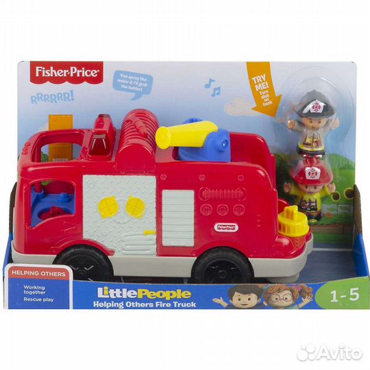 Little People Fisher-Price машина пожарная
