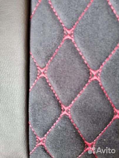 Чехлы на renault logan 1 с алькантарой