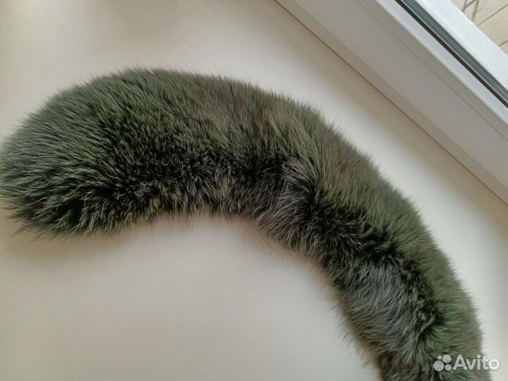 Меховой воротник песец