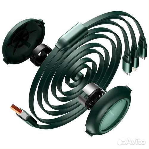 Выдвижной кабель 3 в 1 Baseus 66w (6A) 1.2м