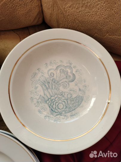 Тарелки фарфор Хайта, Дулево, лфз