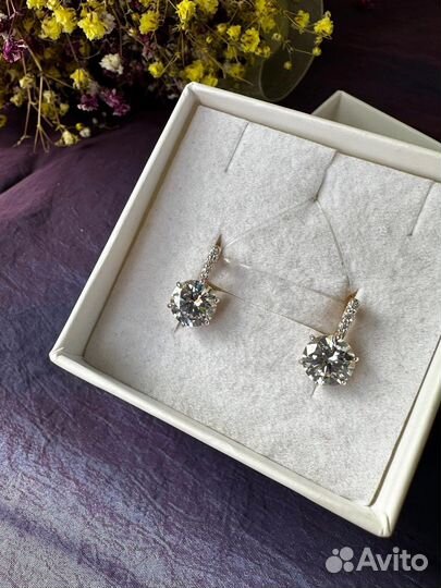 Серьги серебро 925