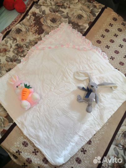 Конверт на выписку для девочки весна лето