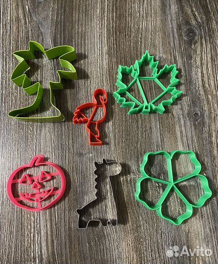 Формы вырубки для печенья и пряников разные