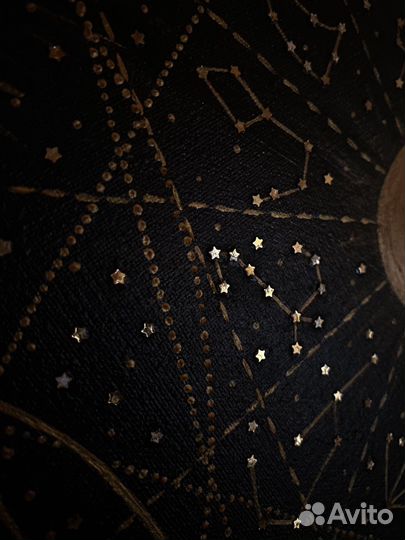 Авторская картина интерьерная «Небесные сферы»