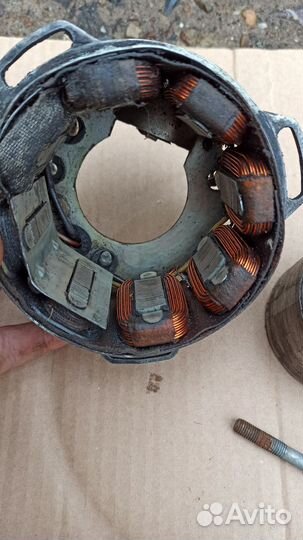 Генератор с якорем 14v 65w СССР на мотоцикл Минск