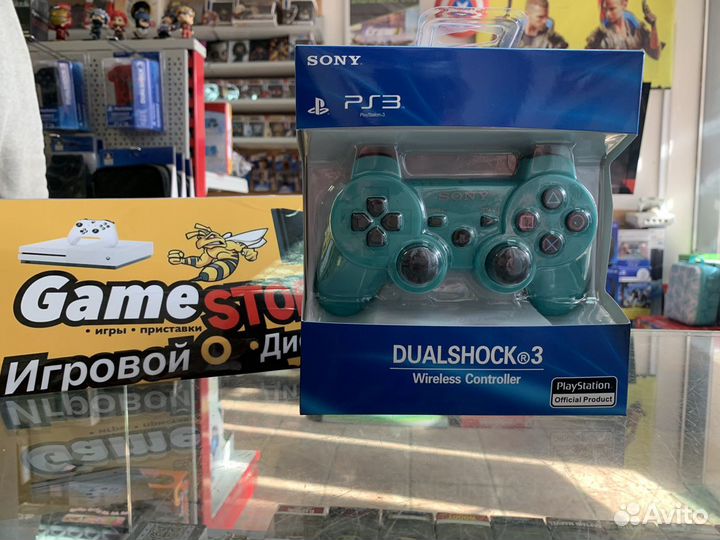 Геймпад PS3 Бирюзовый (новый)