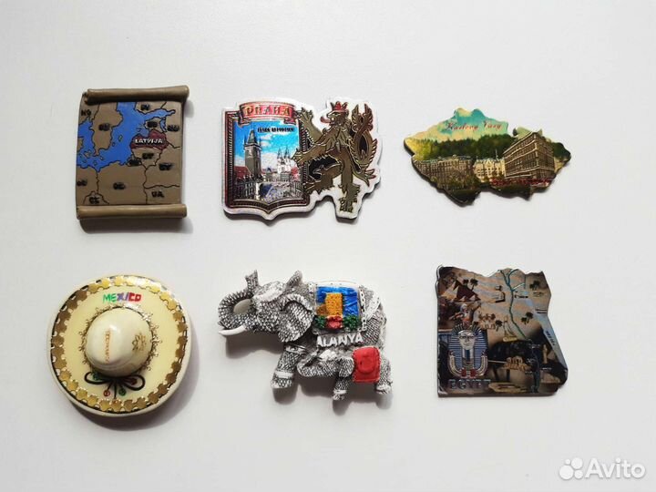 Магниты из разных стран пакетом