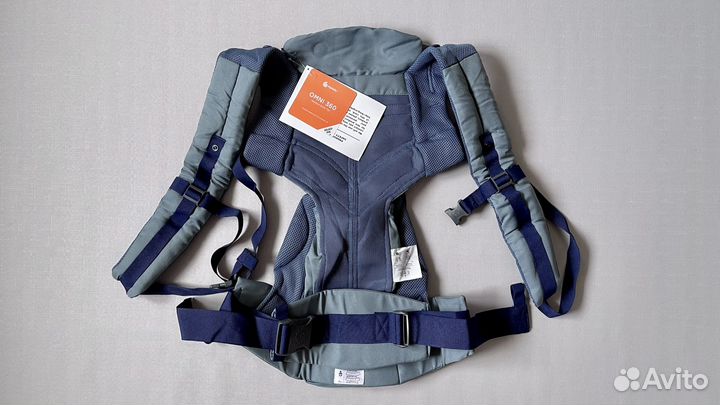 Эргорюкзак Ergobaby - Omni 360 с сеточкой - Blue