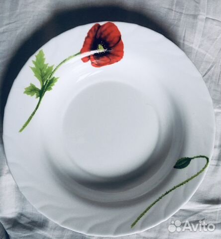 UAE. Rak Glass. Серия «Маки» - посуда