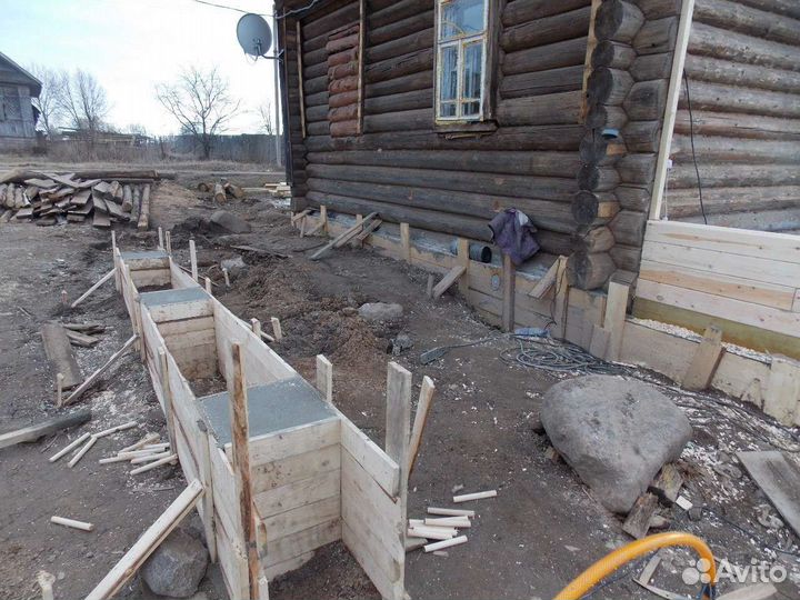 Подъем домов, бань. Замена венцов