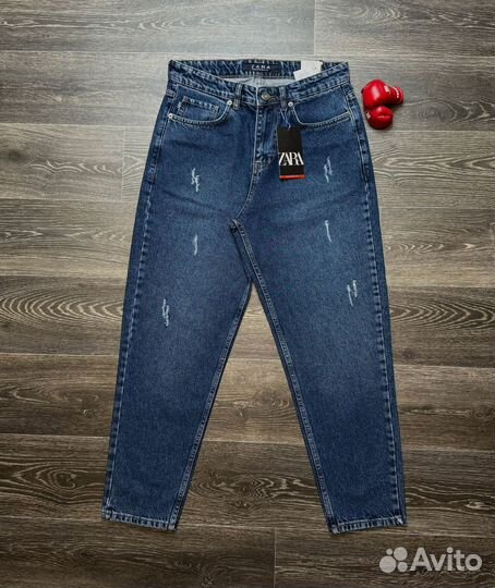 Джинсы zara мужские бананы