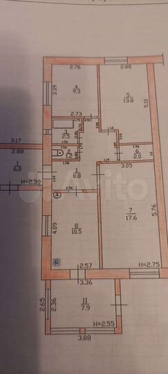 Дом 65,7 м² на участке 27 сот.