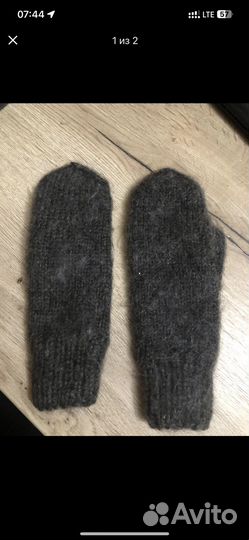 Варежки собачья шерсть