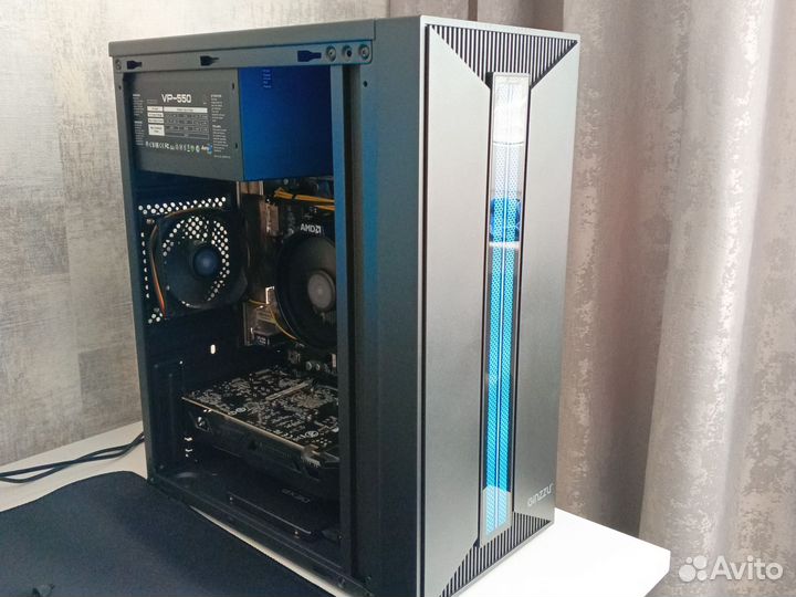 Игровой компьютер Ryzen 3, 16gb, gtx1050