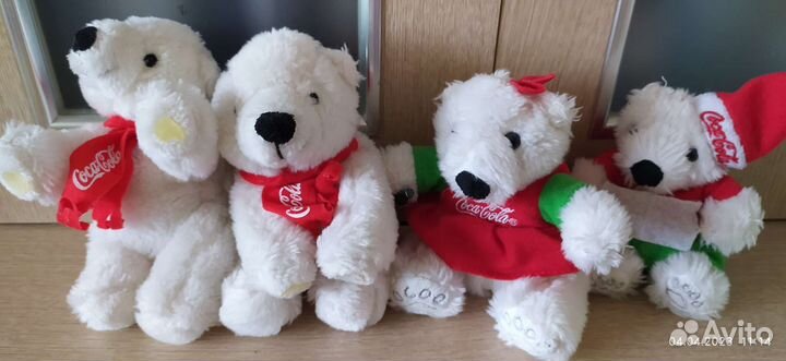 Coca cola мишки, 4шт