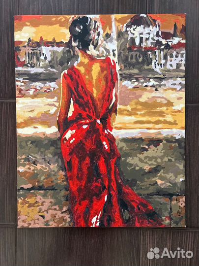 Картина по номерам раскрашенная 40*50