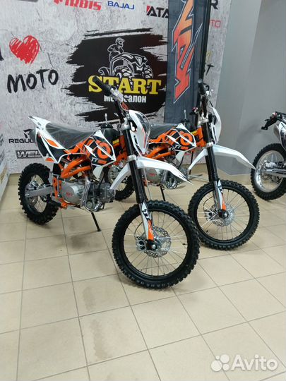 Питбайк kayo basic TT125EM 17/14 KRZ (механ. сцепл