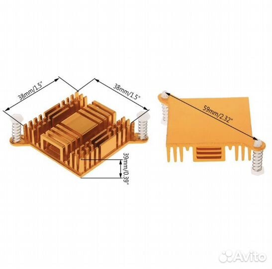 Радиатор для чипсета материнской платы