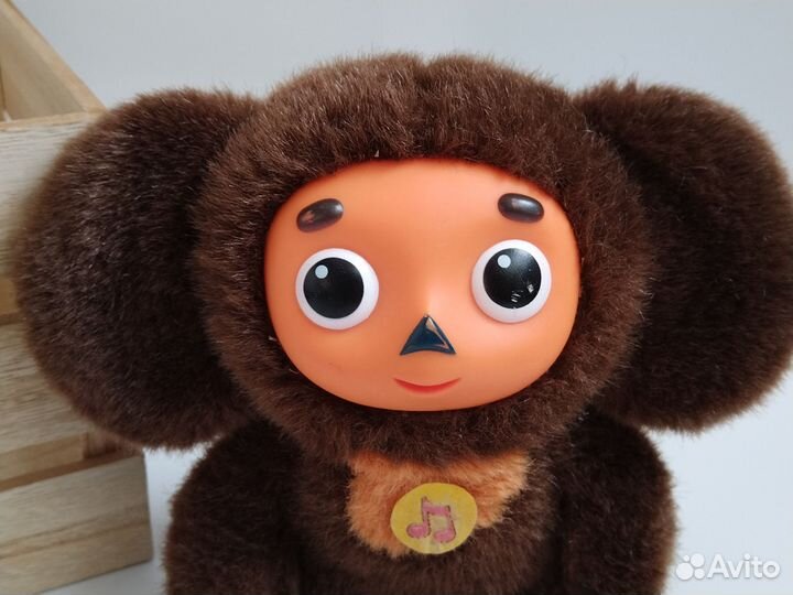 Чебурашка мягкая игрушка со звуком