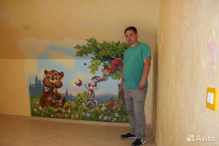 Художественная роспись стен в г. Ижевске