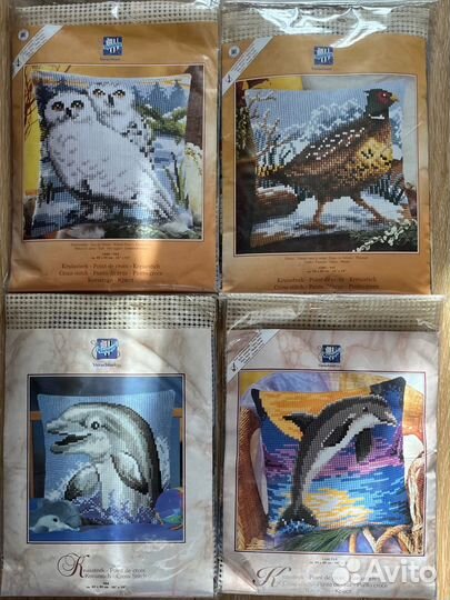 Набор для вышивания подушки Вервако новый