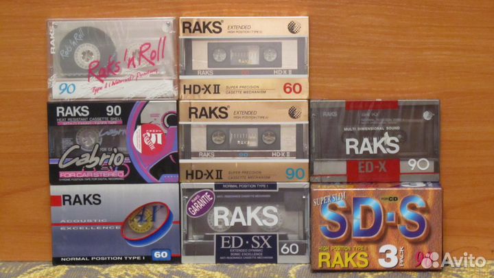 Аудиокассеты Scotch, Raks