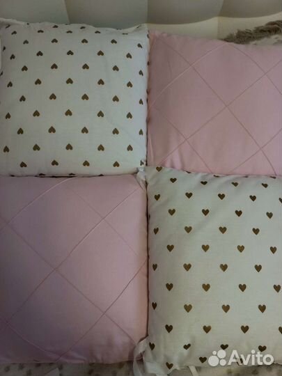 Красивые бортики в кроватку