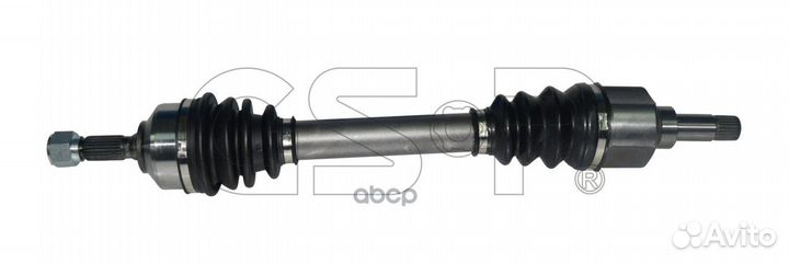 Привод лев. peugeot 206 1998- 610мм 210043 GSP