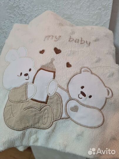 Конверт плед на выписку в коляску кроватку