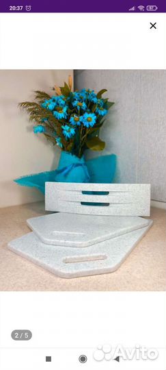 Доски из камня, новые(на подарок)