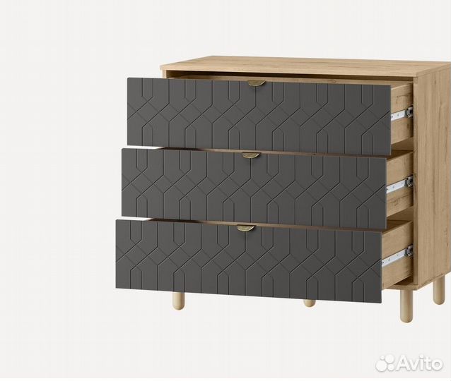 Комод Теджонс-3 Deco Графит