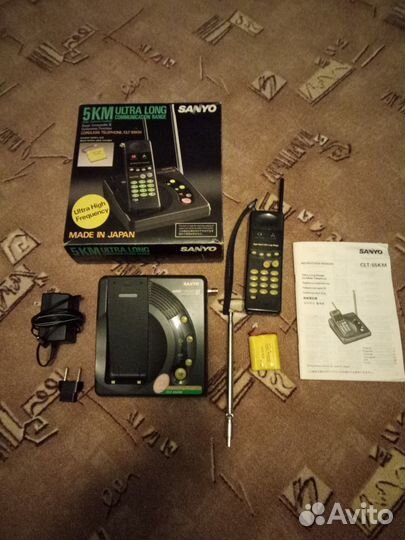 Продам комплект радиотелефона sanyo 5 км