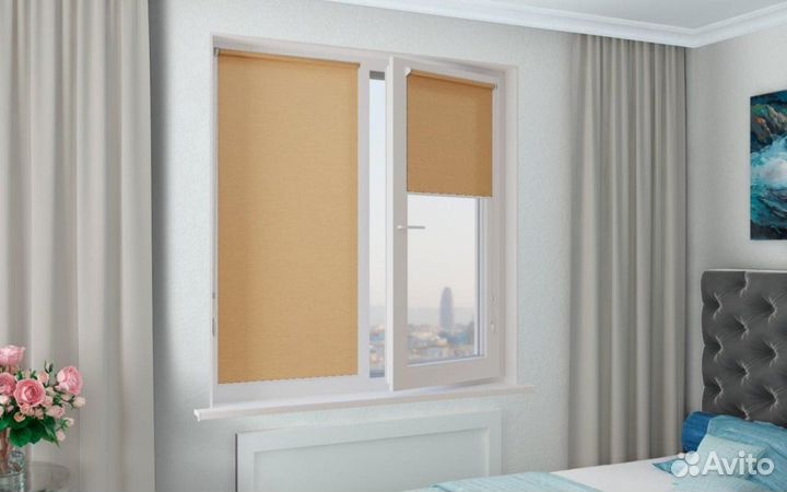 Рулонные шторы установка на заказ
