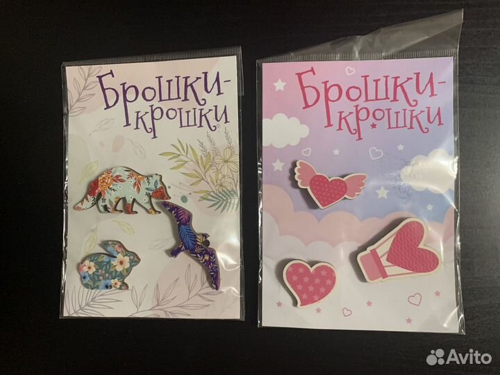 Деревянные значки