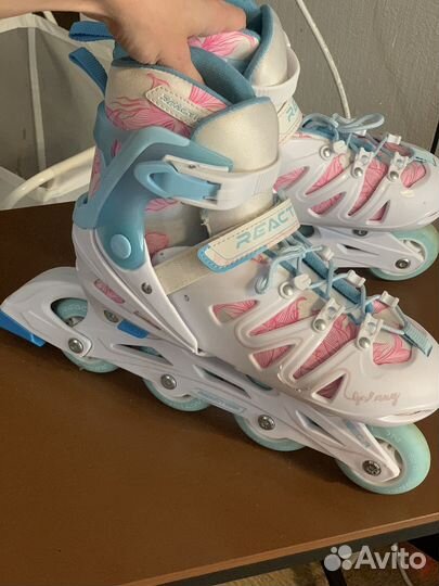 Ролики детские раздвижные 36-39 размер