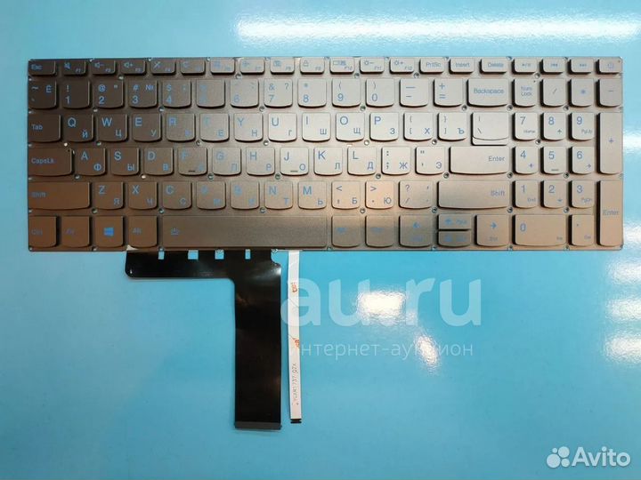 Клавиатура для Lenovo Gaming L340-15 металлик