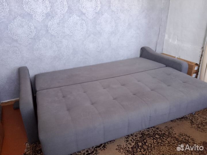 Диван прямой раскладной металлокоркас