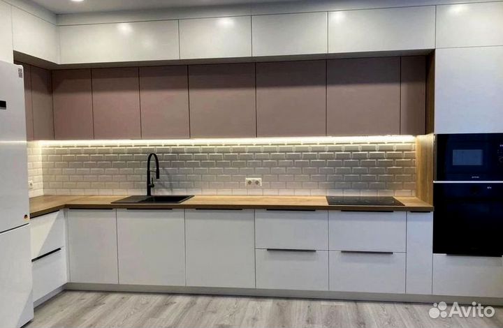 Современная кухня на заказ мдф фасады