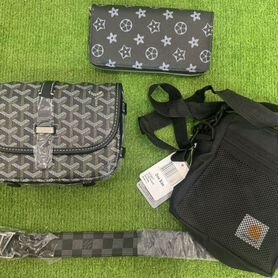 Сумка Goyard+ремень Louis Vuitton+сумка Carhartt