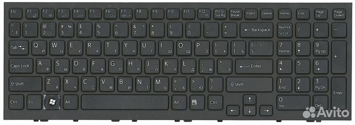 Клавиатура Sony vaio vpceh с рамкой, OEM